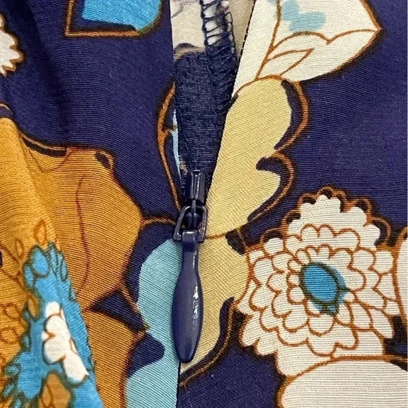 ✨For Love & Lemons Magnolia Ruffled Jumper Midnight Bloom, Size Small - Picture 7 of 16